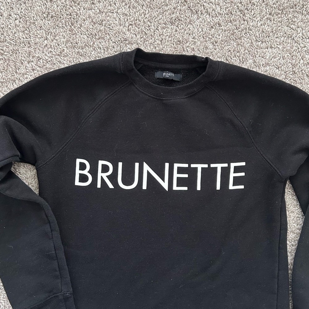 Brunette The Label ‘Brunette’ Sweatshirt in XS